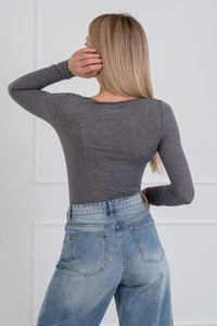 Moteriška itališka palaidinė su kašmyru FRAZIER Pilka