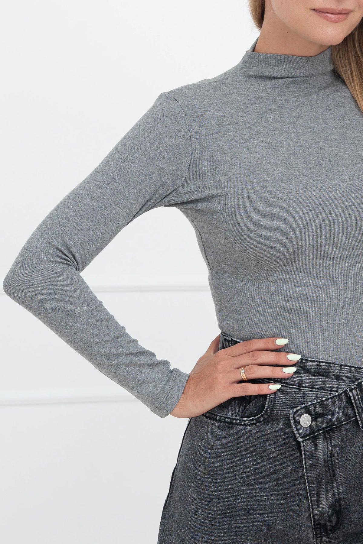 Moteriška medvilninė palaidinė JIMMY Pilka