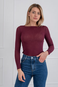 Moteriška itališka palaidinė su kašmyru FRAZIER Bordo