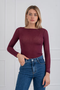 Moteriška itališka palaidinė su kašmyru FRAZIER Bordo