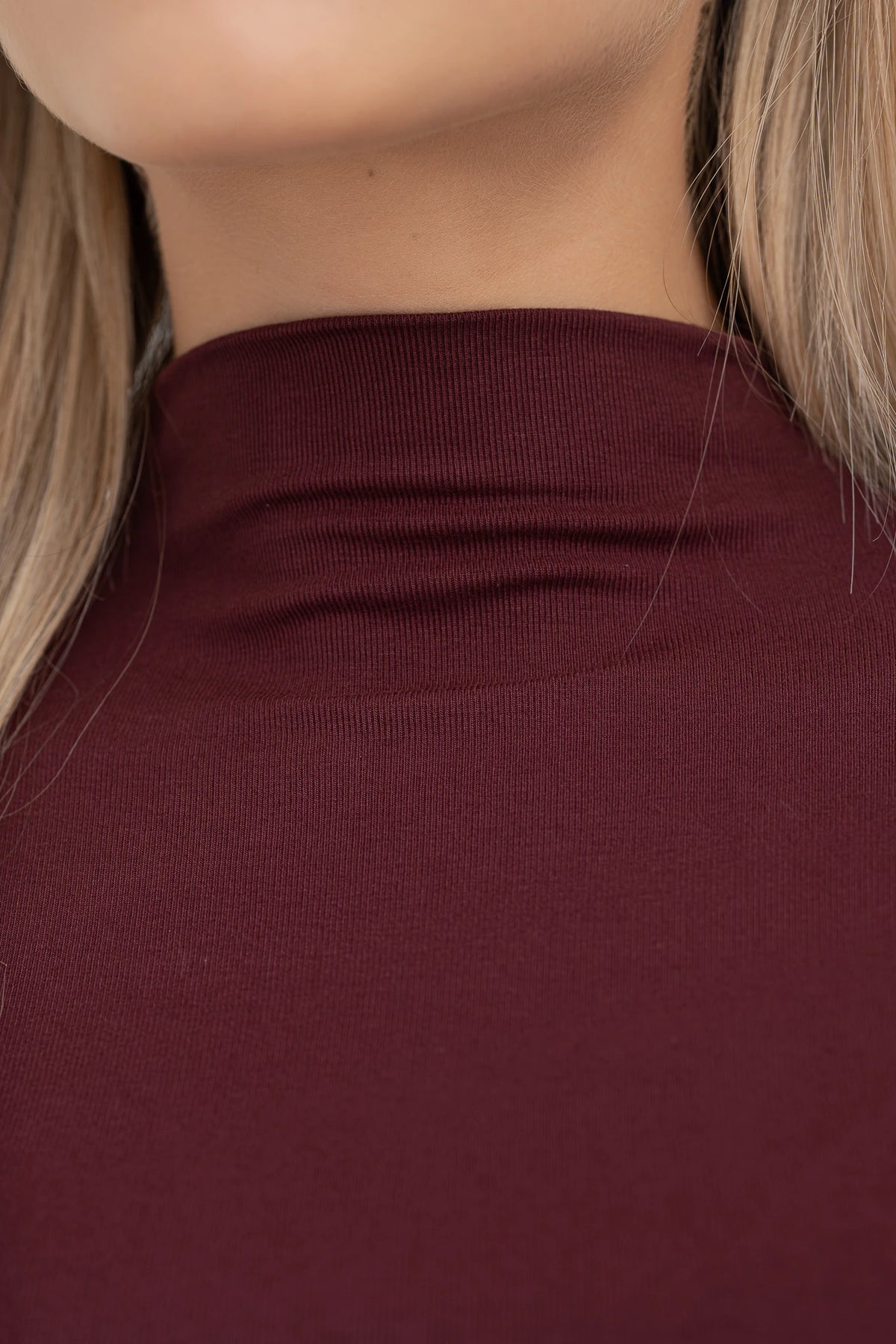 Moteriška medvilninė palaidinė JIMMY Bordo