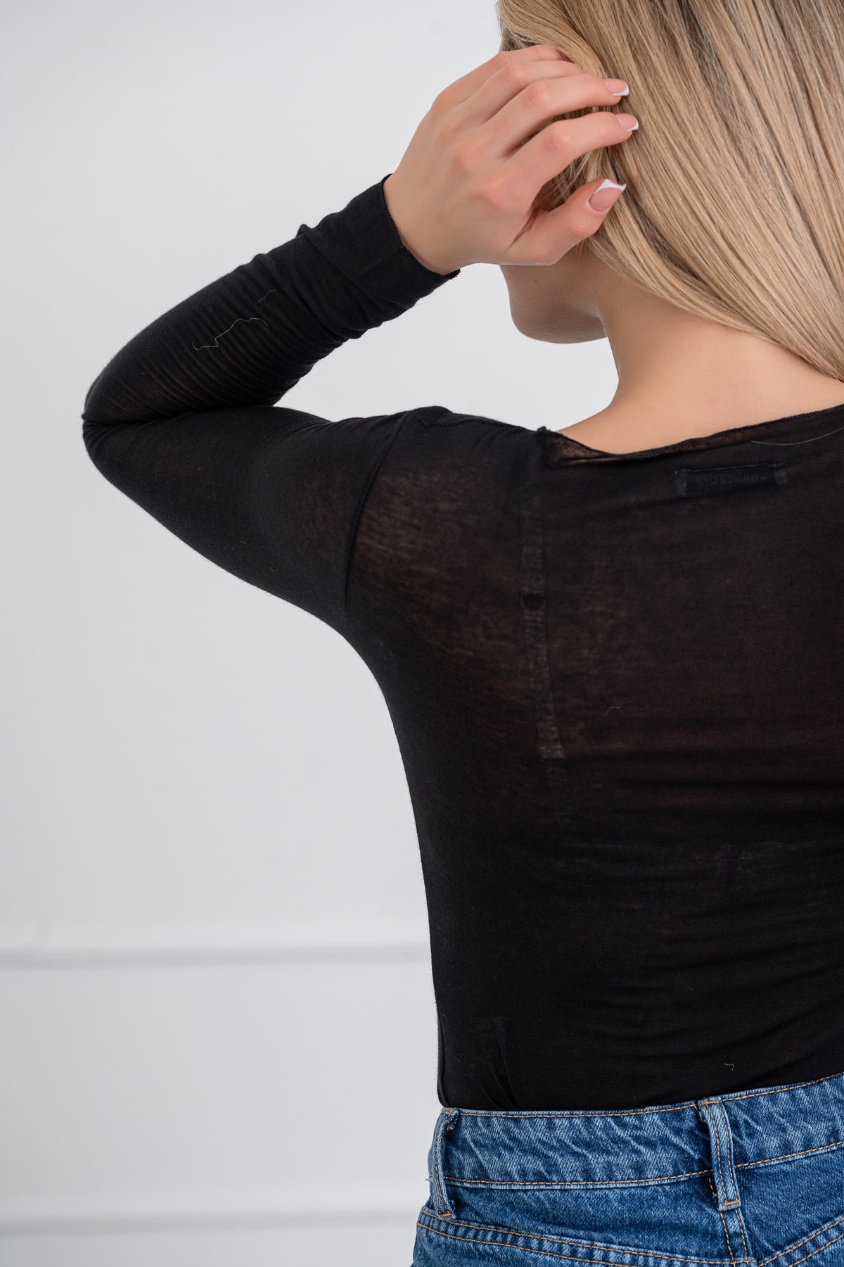 Moteriška itališka palaidinė su kašmyru FRAZIER Juoda