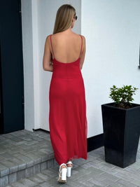 moteriska-progine-suknele-halia-raudona