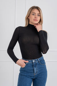 Moteriška itališka palaidinė su kašmyru SANDERS Juoda