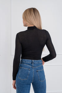 Moteriška itališka palaidinė su kašmyru SANDERS Juoda