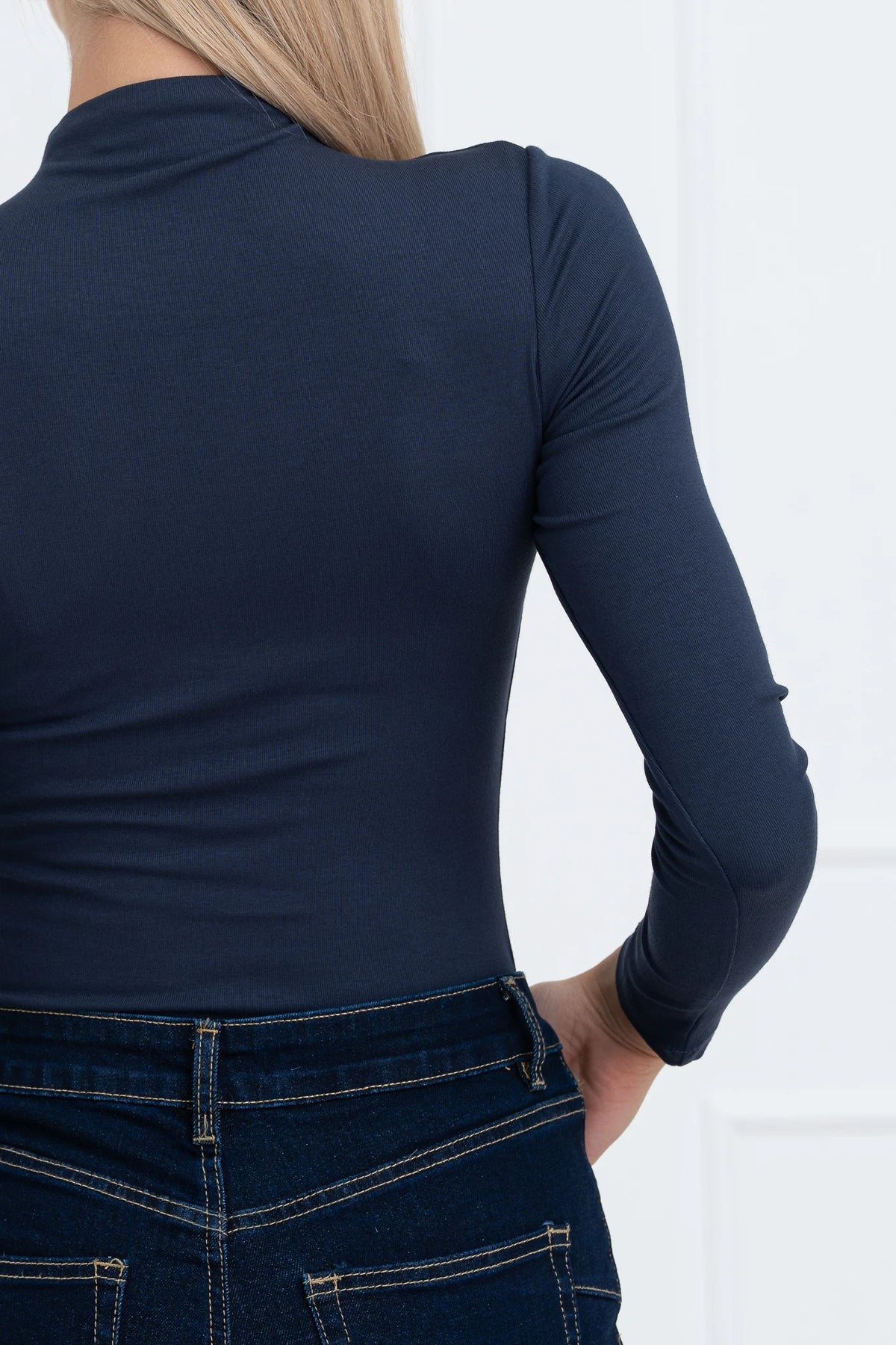 Moteriška medvilninė palaidinė JIMMY Tamsiai mėlyna