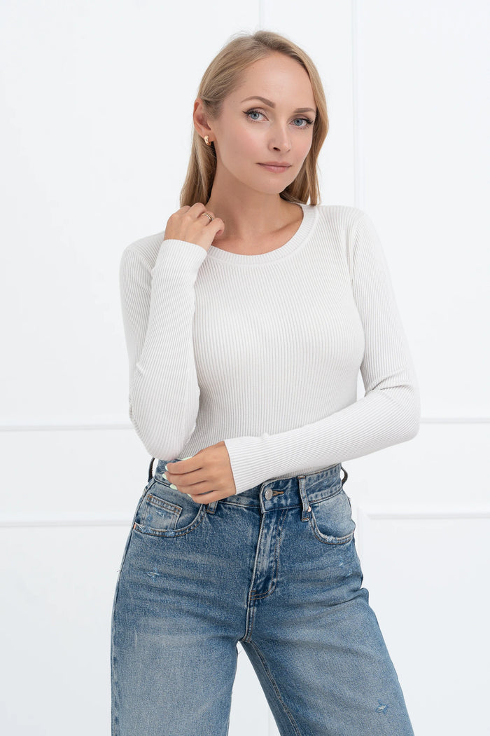 Moteriškas megztinis TALLAN Balta