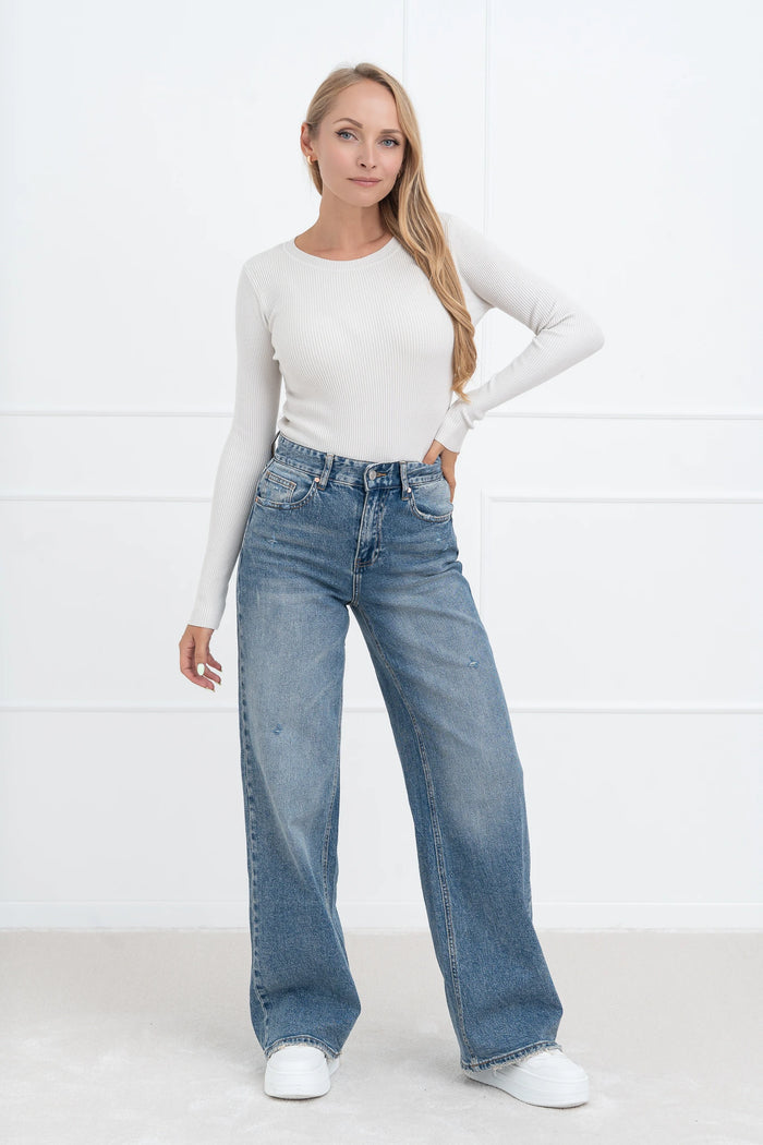 Moteriškas megztinis TALLAN Balta