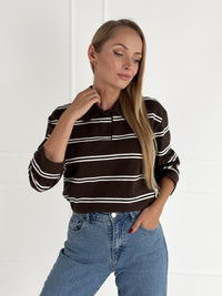 Moteriška itališka medvilninė palaidinė CLAUDIO Ruda