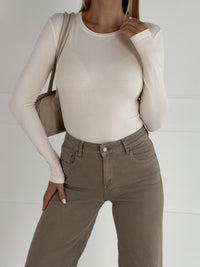 Moteriška medvilninė palaidinė STEVE Kreminė