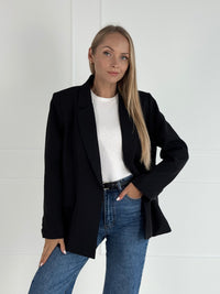 Moteriškas klasikinis švarkas FRANCES Juoda