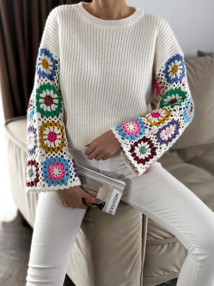 Moteriškas megztinis ADAMS Balta