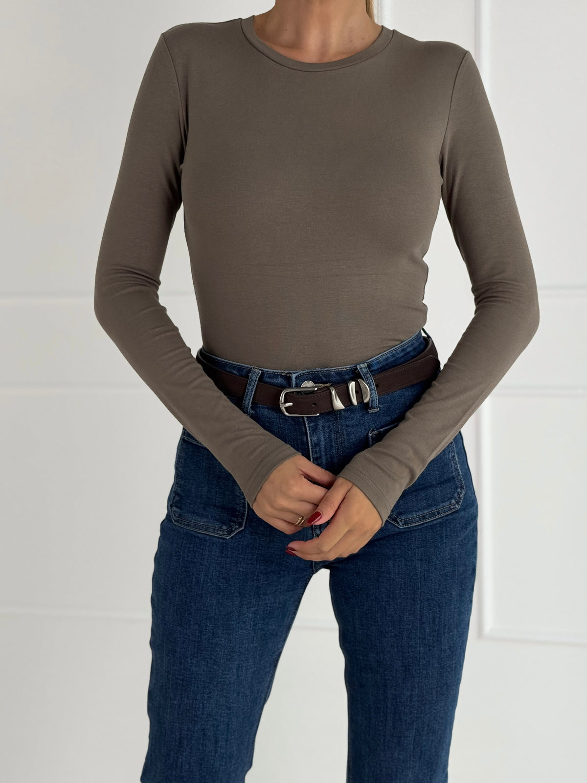 Moteriška medvilninė palaidinė STEVE Chaki