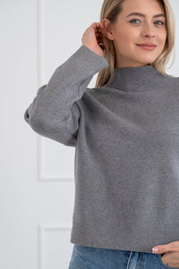 Moteriškas viskozės megztinis FREDDY Pilka