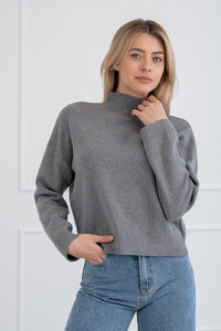 Moteriškas viskozės megztinis FREDDY Pilka