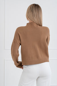 Moteriškas viskozės megztinis FREDDY Ruda