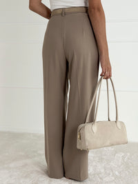 Moteriškos klasikinės kelnės THEODOSIA Kreminė