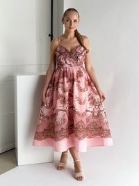 Moteriška proginė suknelė PIXIE Rožinė