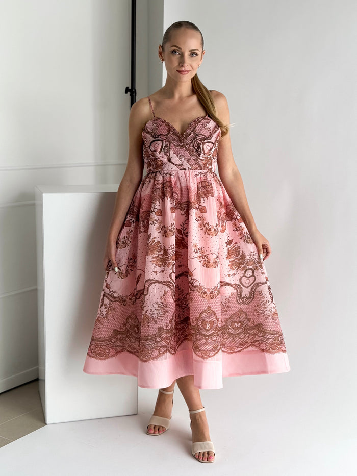 Moteriška proginė suknelė PIXIE Rožinė