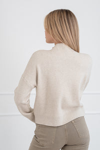 Moteriškas viskozės megztinis FREDDY Kreminė