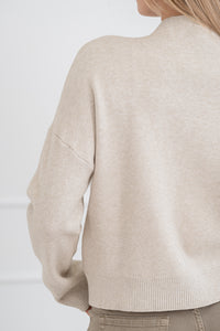 Moteriškas viskozės megztinis FREDDY Kreminė