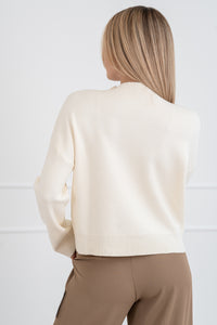 Moteriškas viskozės megztinis FREDDY Balta