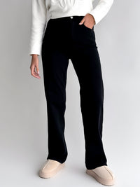 STRAIGHT modelio moteriški džinsai ATLAS Juoda