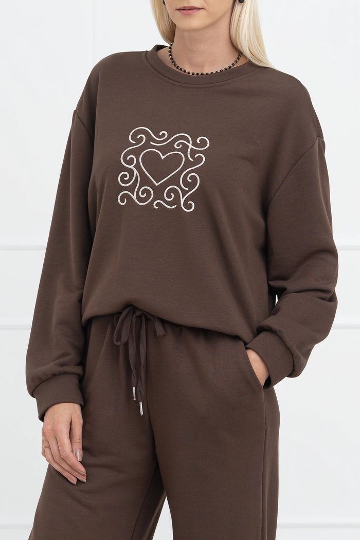 Moteriškas itališkas dviejų dalių kostiumėlis ROSALIA Ruda