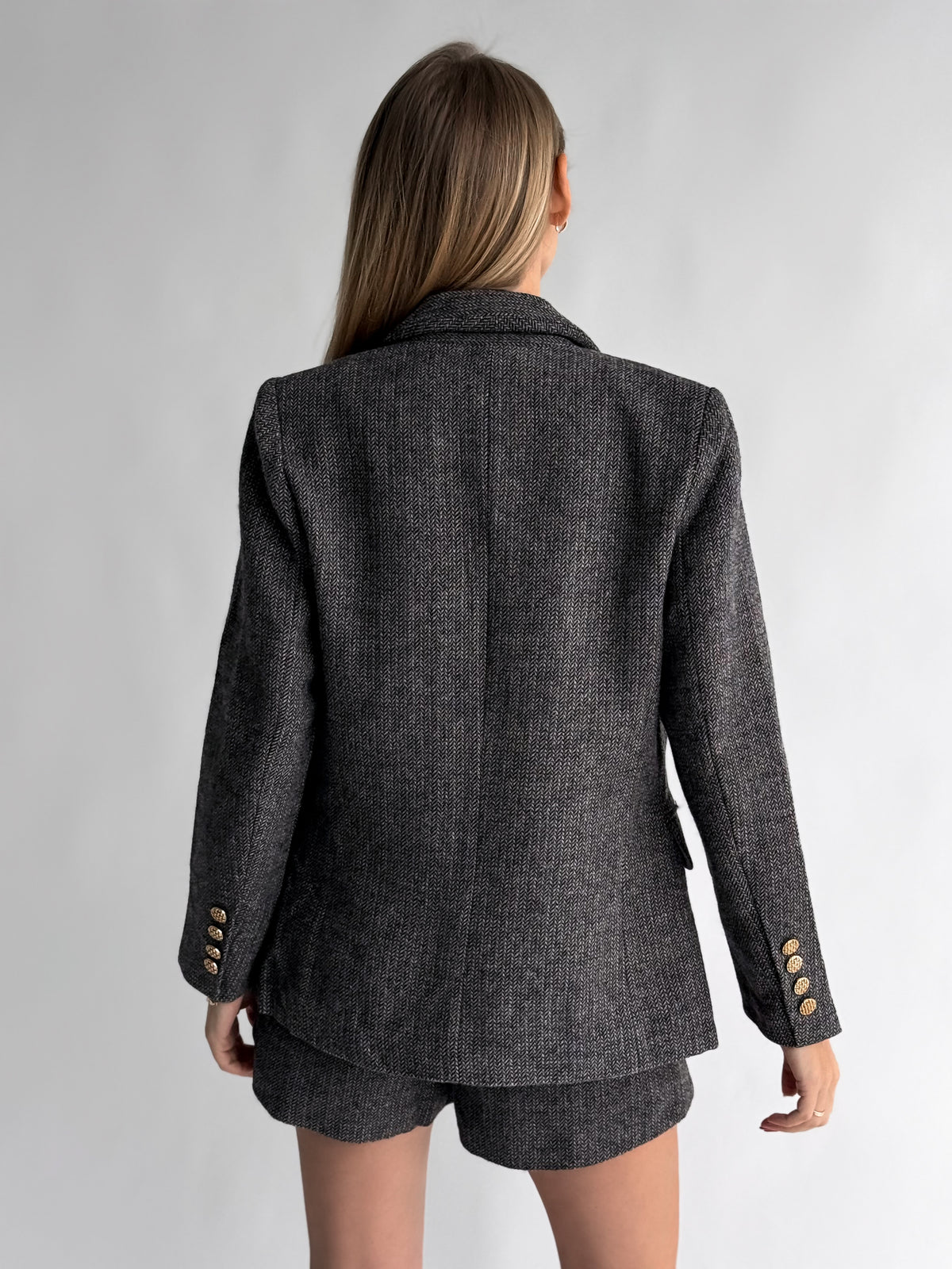 Moteriškas švarkas su vilna KARI Ruda