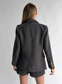 Moteriškas švarkas su vilna KARI Ruda