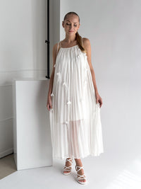 Moteriška proginė suknelė ARABELLA Balta