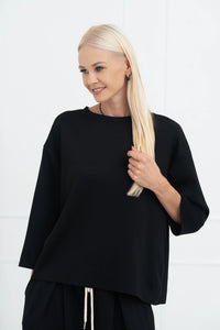 Moteriška itališka palaidinė ADAM Juoda