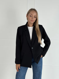 Moteriškas klasikinis švarkas FRANCES Juoda