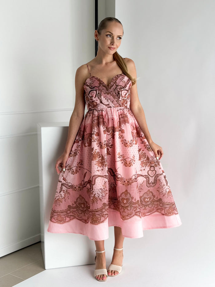 Moteriška proginė suknelė PIXIE Rožinė