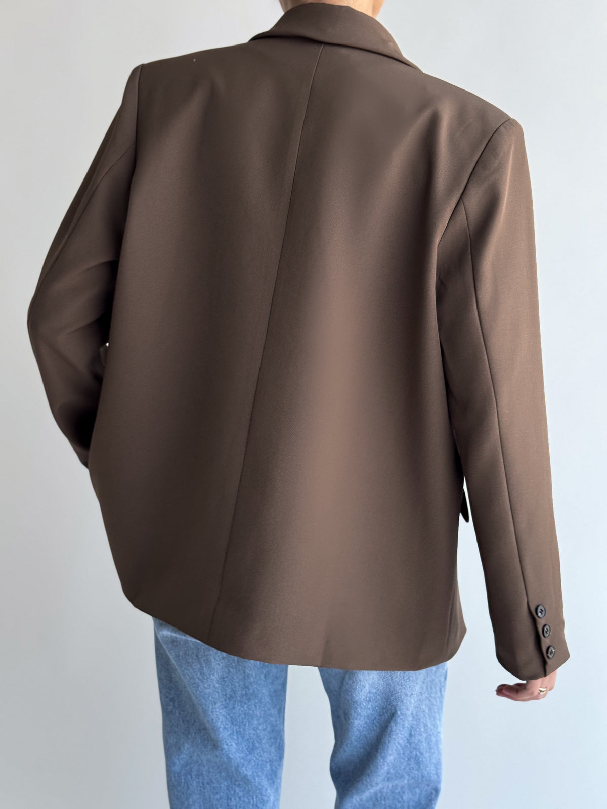 Moteriškas klasikinis švarkas FRANCES Ruda