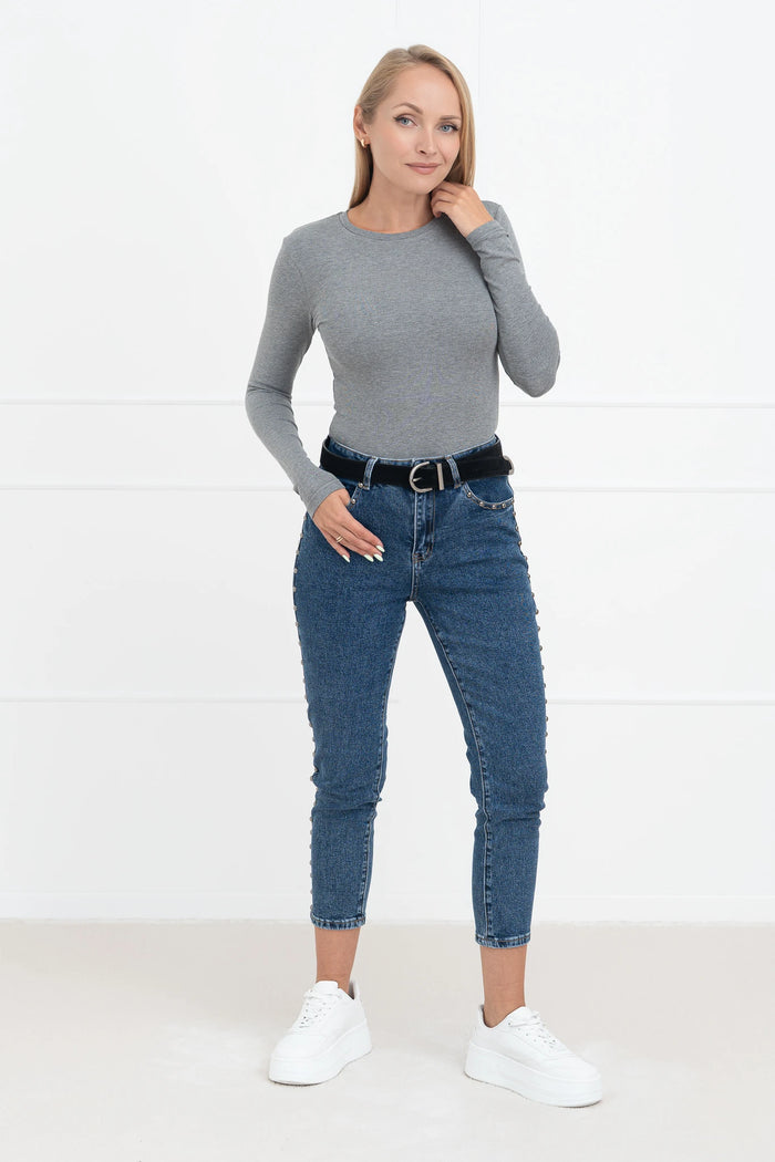 Moteriška medvilninė palaidinė STEVE Pilka