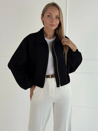 Moteriškas bomber stiliaus švarkas WATSON Juoda