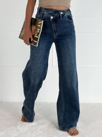 DAD FIT FULL LENGTH modelio moteriški džinsai DART Mėlyna