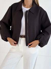 Moteriškas bomber stiliaus švarkas WATSON Ruda