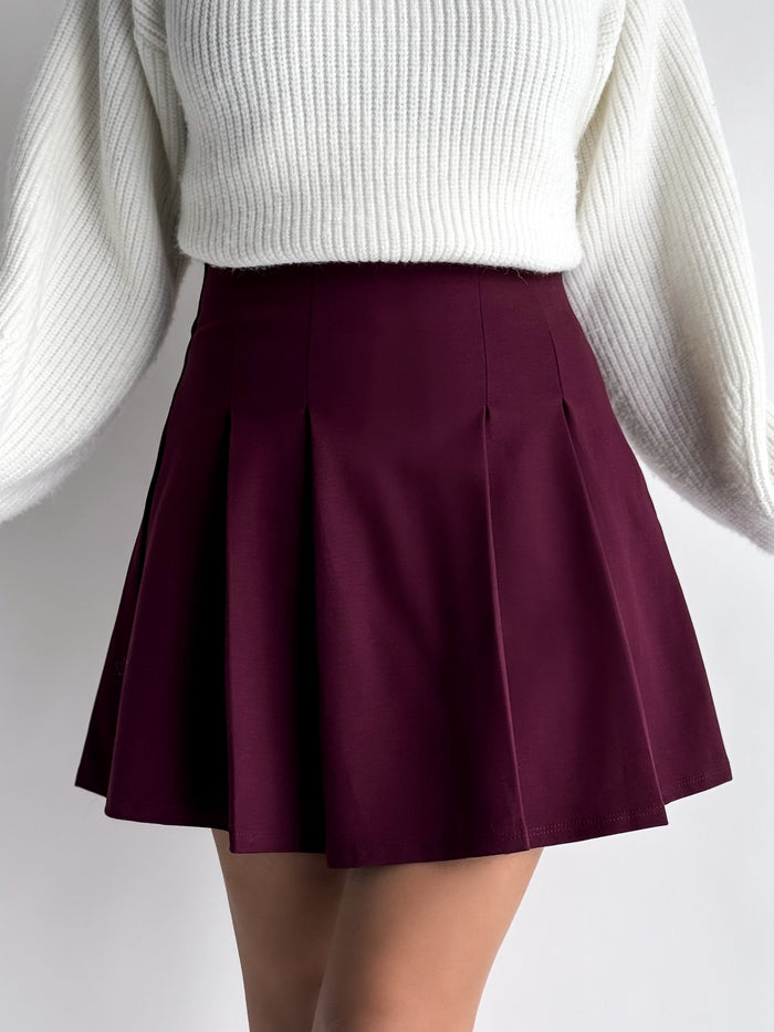 Moteriški itališki sijonšorčiai BELLAMY Bordo