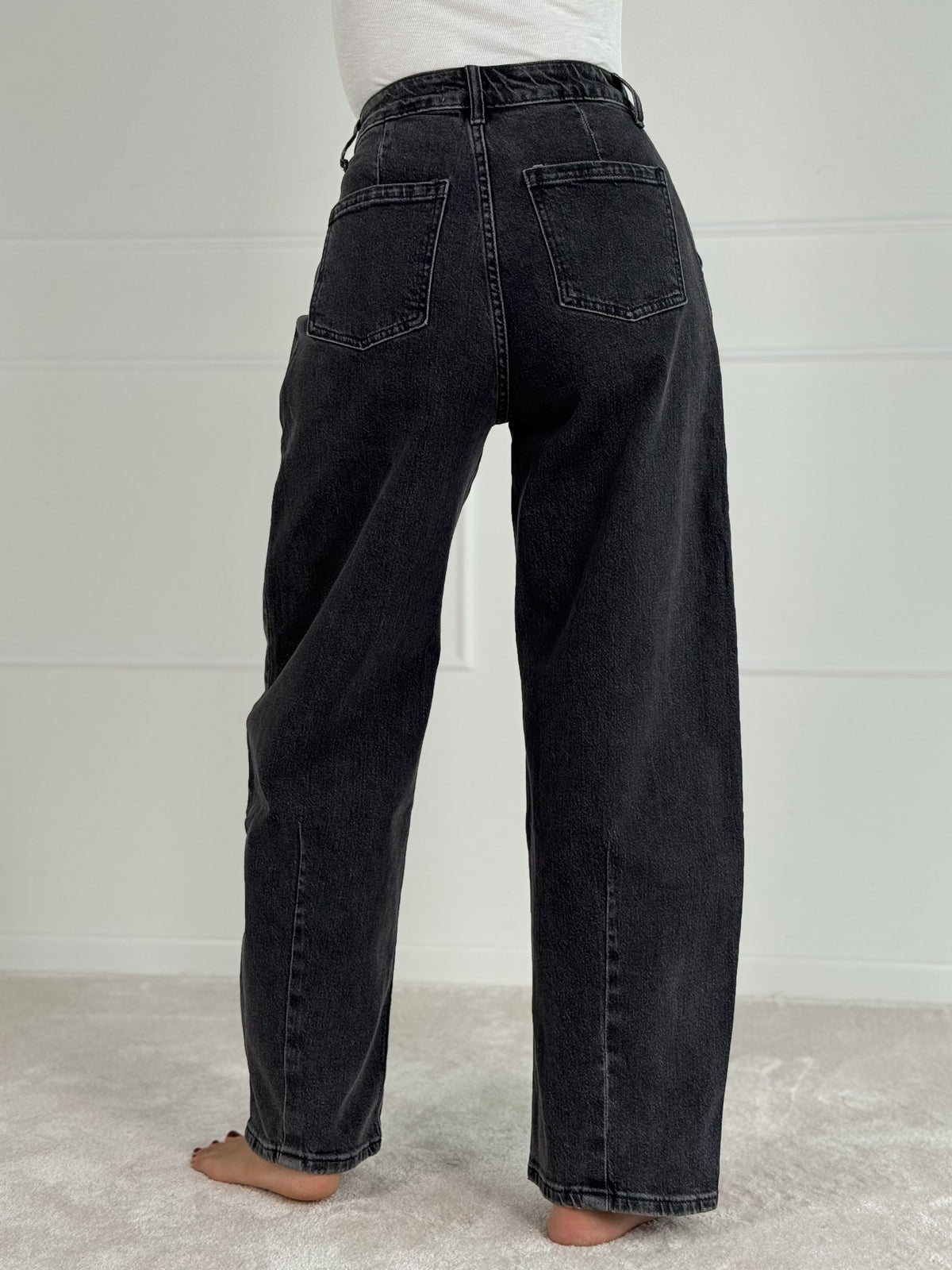 BALLOON modelio moteriški džinsai RAMONA Pilka