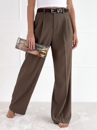 Moteriškos klasikinės kelnės THEODOSIA Ruda