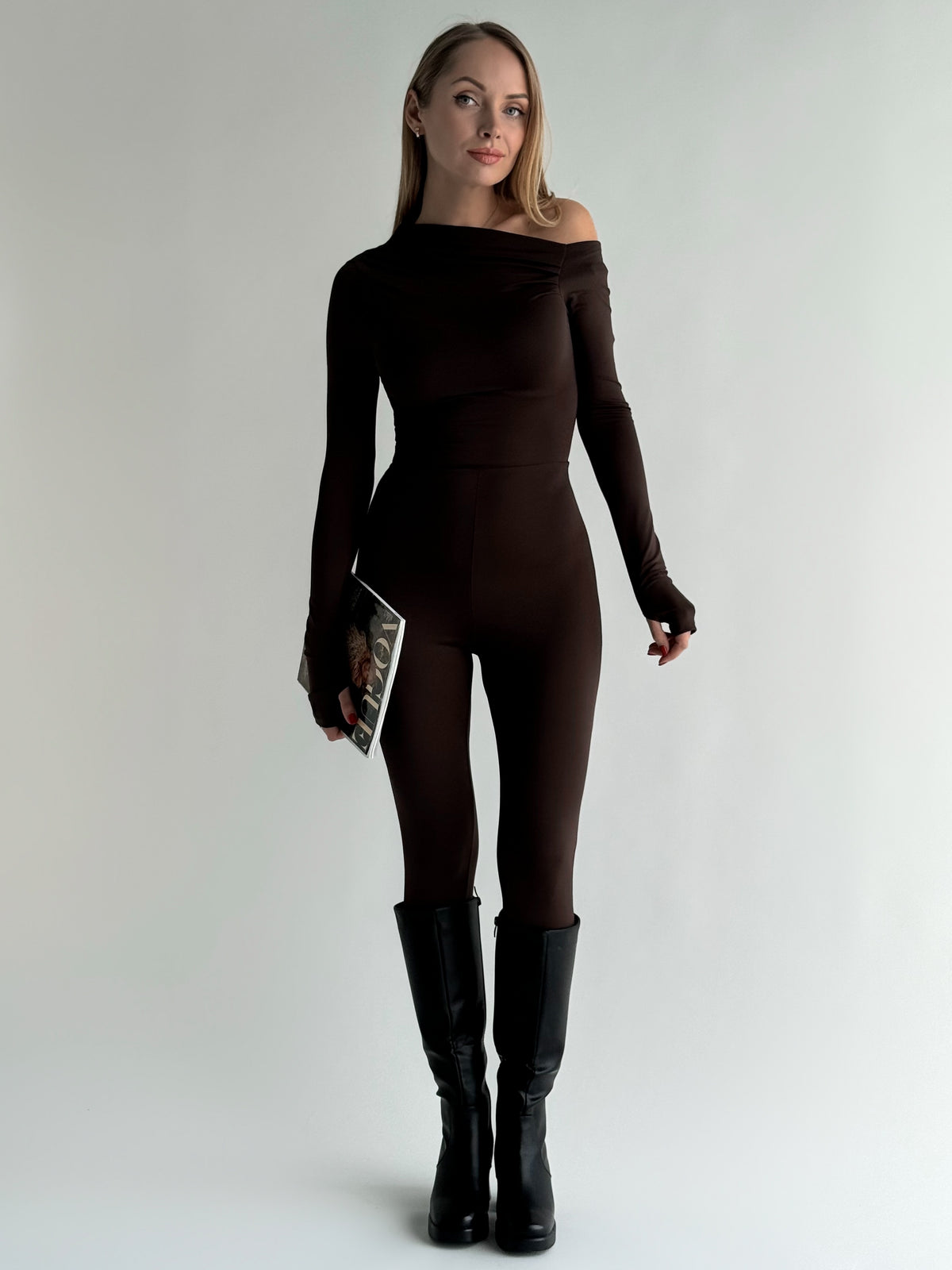 Moteriškas itališkas kombinezonas JANNE Ruda