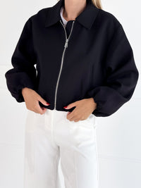 Moteriškas bomber stiliaus švarkas WATSON Juoda