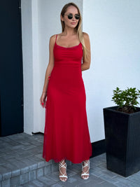 moteriska-progine-suknele-halia-raudona