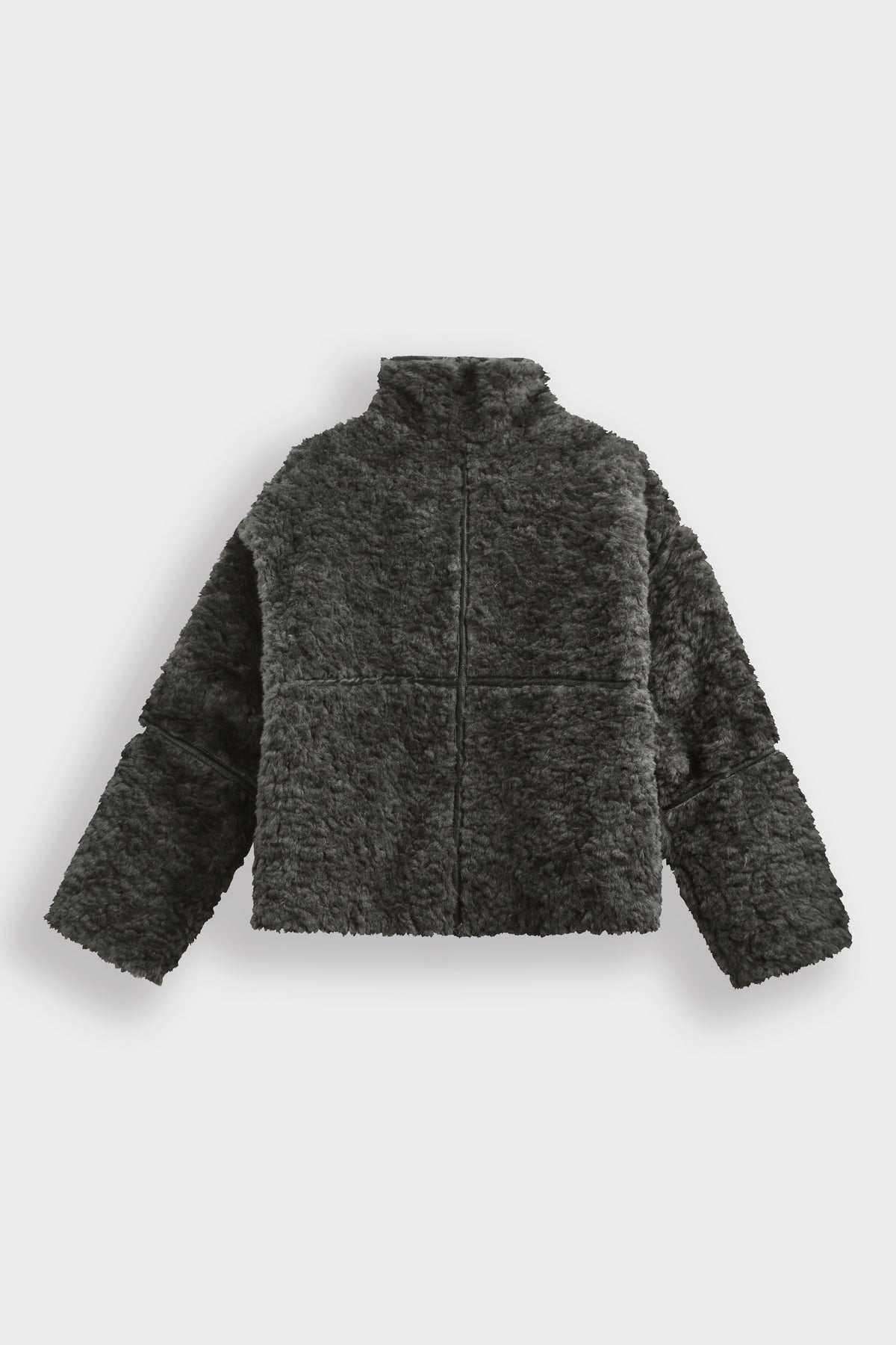 Moteriška kailinė striukė PLUSH Pilka