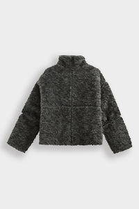 Moteriška kailinė striukė PLUSH Pilka