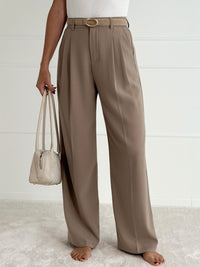 Moteriškos klasikinės kelnės THEODOSIA Kreminė