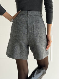 Moteriški šortai su vilna JULISSA Pilka