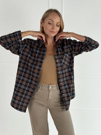 Moteriški medvilniniai marškiniai LUCILA Pilka